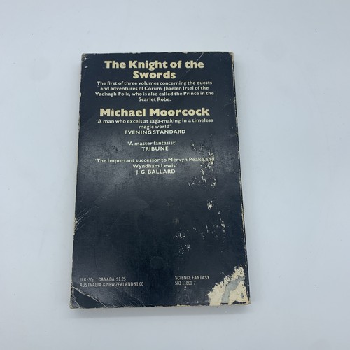 The Knight of the Swords (Paperback) Michael Moorcock (1974) Book 1 Corum - Foto 6 di 10