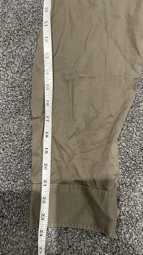 Timberland Shirt Men Size Medium Green Canvas Work Army Military Surplus Utility - Picture 5 of 10