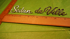 CC09 Cadillac Sedan deVille Fender Emblems Vintage 1965-70 CADILLAC SEDANdeVILLE
