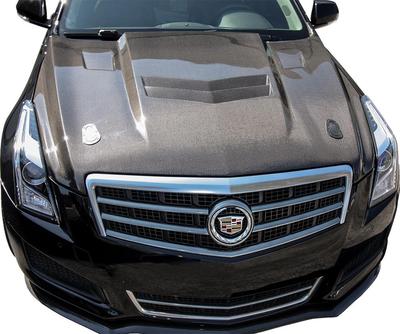 2013-2015 Cadillac ATS Type-VT Carbon Fiber Hood AC-HD13CAATS-VT