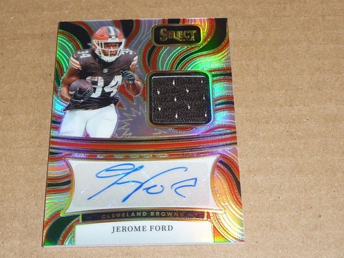 2024 Panini Select JEROME FORD AUTOGRAPH/AUTO JERSEY BROWNS 134/199 A7779