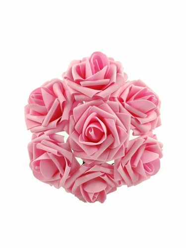 25/50x Artificial Fake Plant Bunch Rose Flowers Bouquet Home Decor Wedding Party - Picture 9 of 23