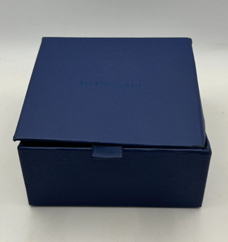 Collar Colgante Cruz Diamante Delgado Oro Blanco 14k Azul Nilo Cadena 2.2 gr Foto 4 de 4