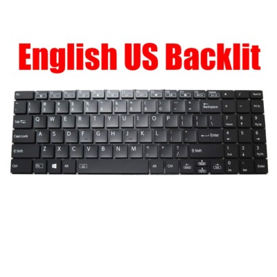 US Laptop Keyboard For VAIO E15 VJE151 VJE151G11W NE15V1 NE15V2