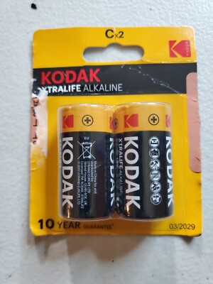 Kodak Max Extralife Alkaline Cx2 Battery | eBay