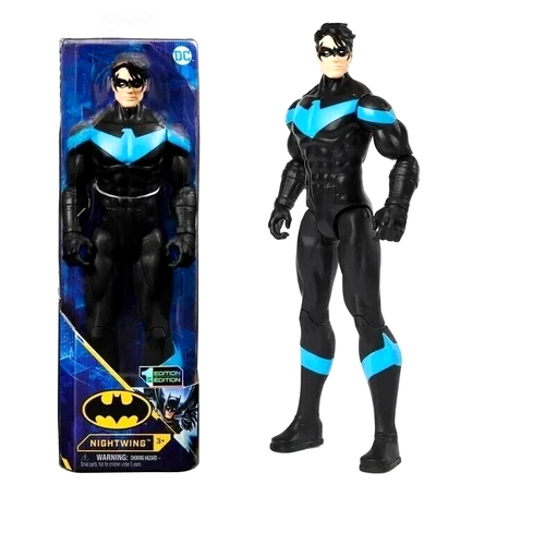 DC Comics Batman Nightwing 12" Action Figure Blue/Black 1st Edition Spin Master!