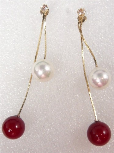 Women Lady Sea Shell Pearl Jade Earrings Dangle Drop Earrings Stud Party Jewelry - Picture 3 of 46