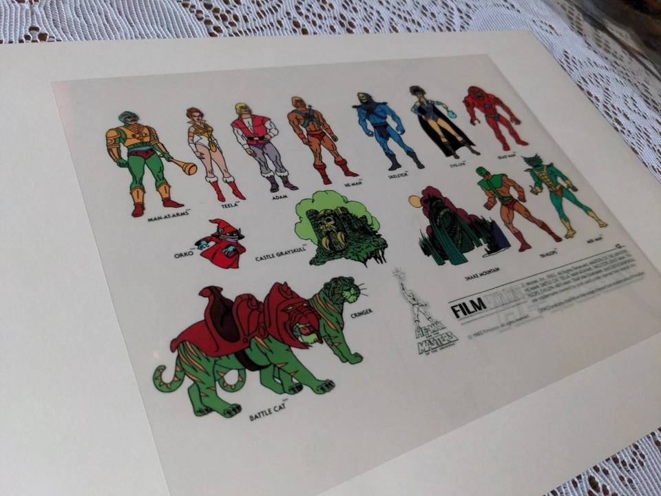 HE-MAN ANIMACIÓN CEL ART FILMACIÓN MOTU CONCEPTO DE PUBLICIDAD She-Ra De colección F1 Foto 2 de 4