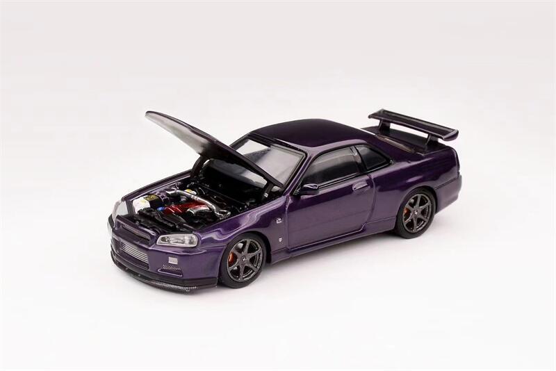 Motorhelix 1:64 SKYLINE R34 V Spec II Diecast Model Car | eBay
