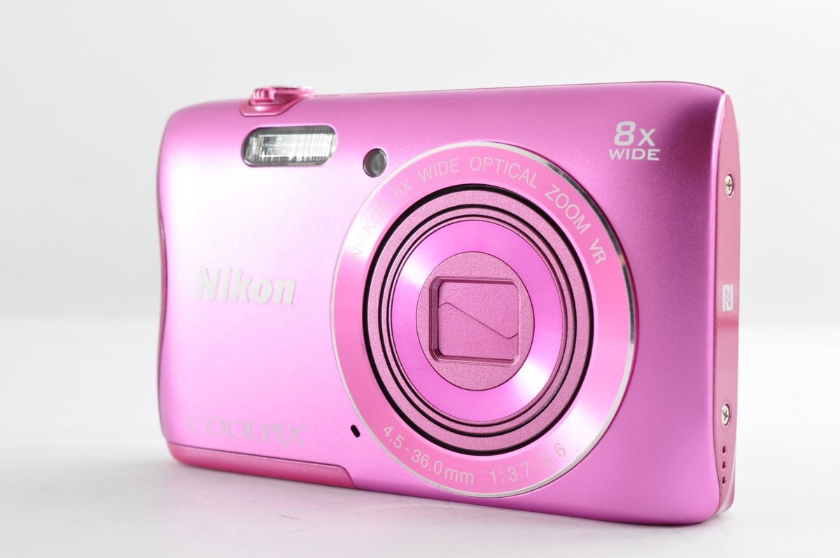 Nikon COOLPIX ピンク s3700 Nikon Coolpix S3700 Pink 20.1MP Digital Camera [Near Mint