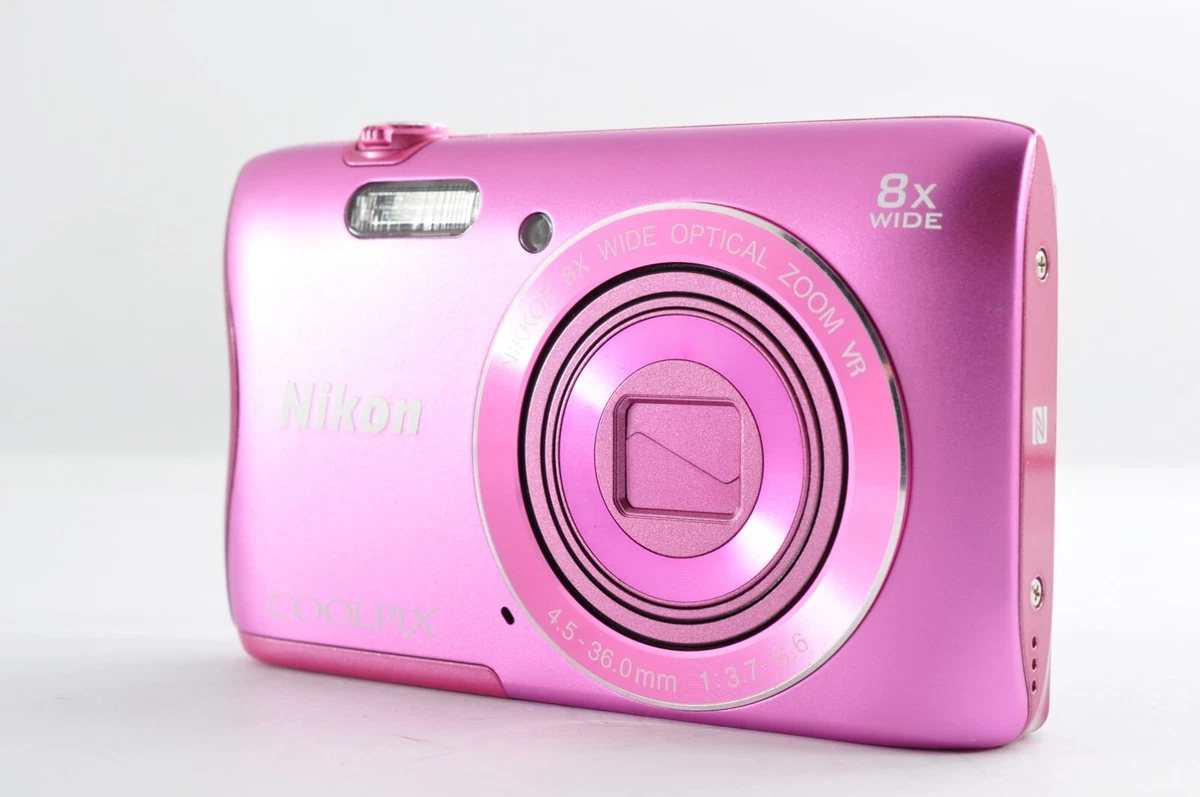 超美品！Nikon COOLPIX 8XWIDEピンク コンパクトカメラ Nikon Coolpix S3600 Pink 8x Optical Zoom 20.1MP Digital Camera | eBay