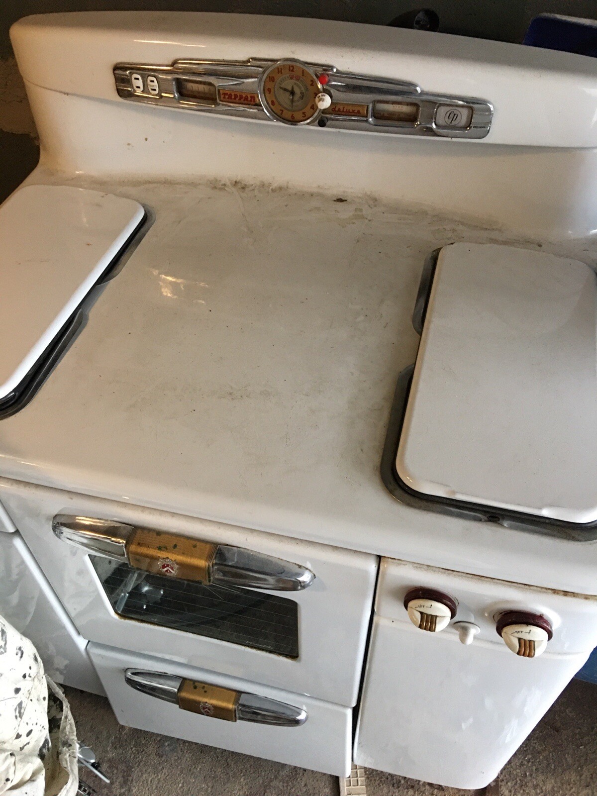 Vintage Tappan Gas Stove c1950 Deluxe V653E eBay