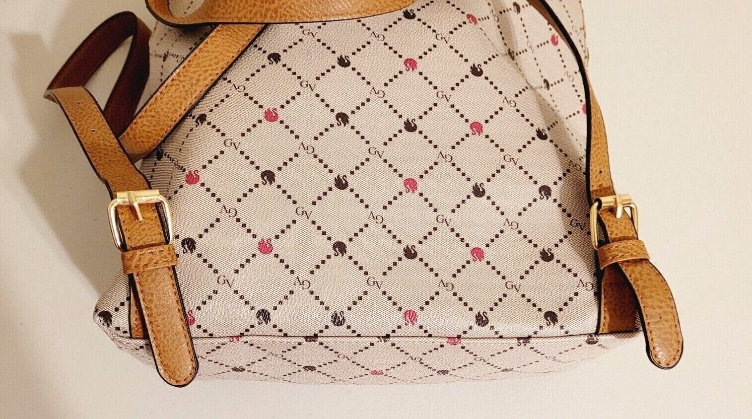 Gloria Vanderbilt Tan Patterned Adjustable Straps… - image 6