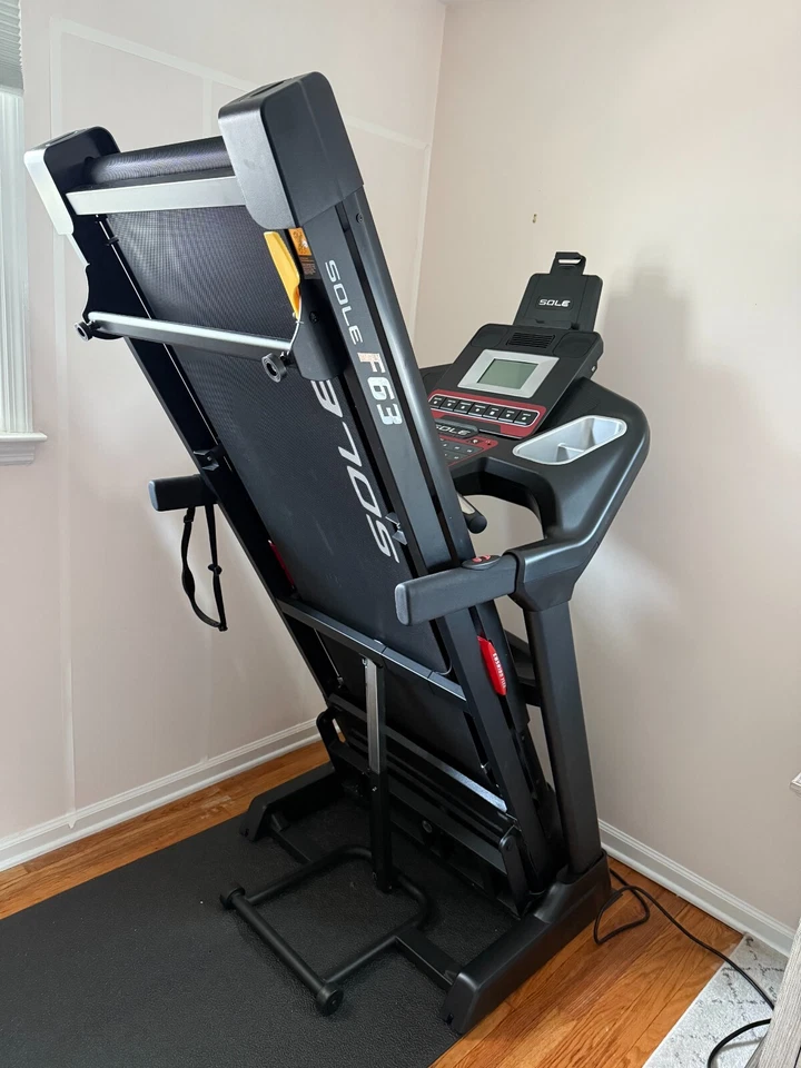SOLE Fitness F63 Folding Treadmill with Equipment Mat - Image 2 of 4