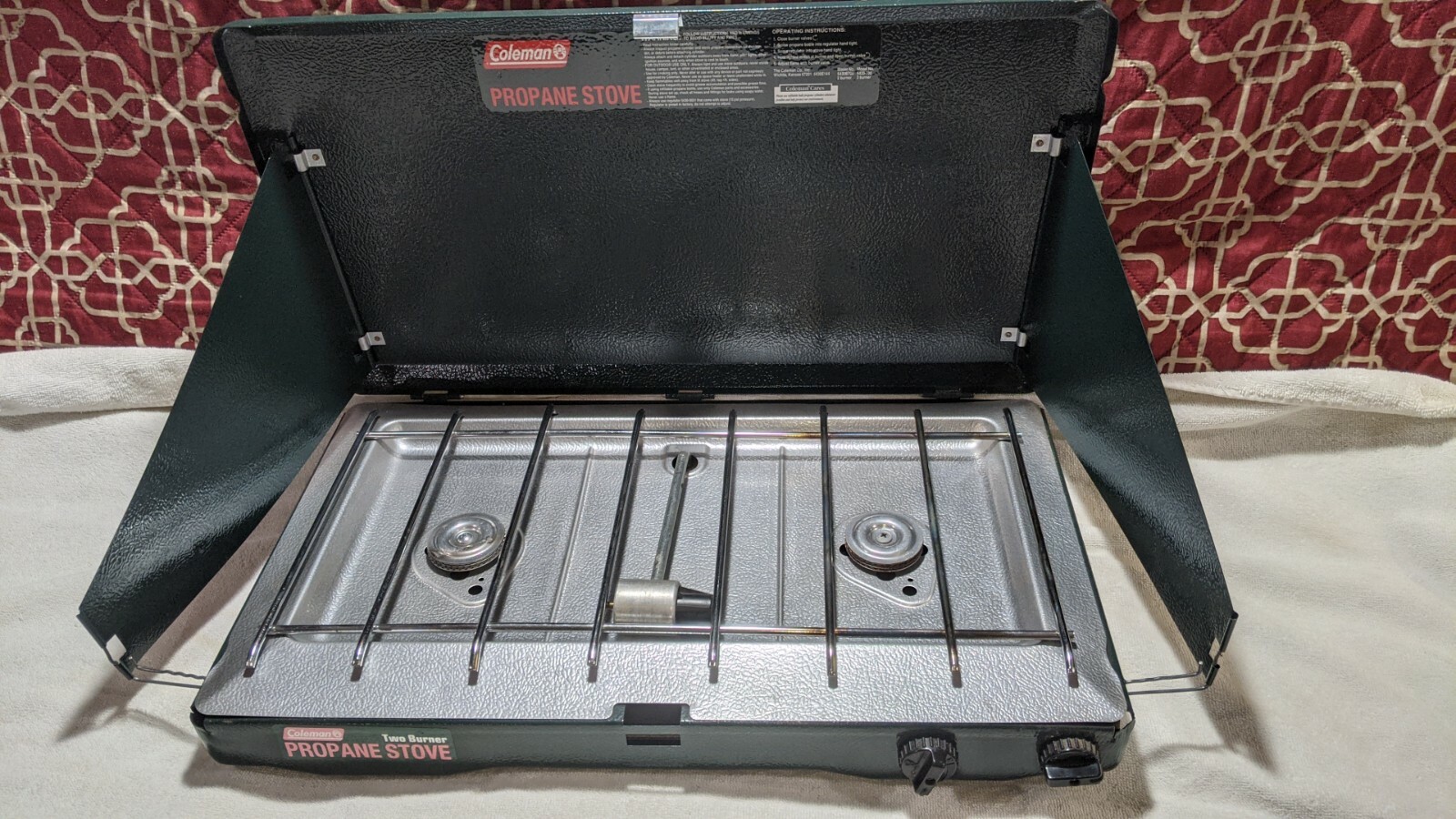 Coleman Two Burner Propane Camping Stove MODEL 5430B700 eBay