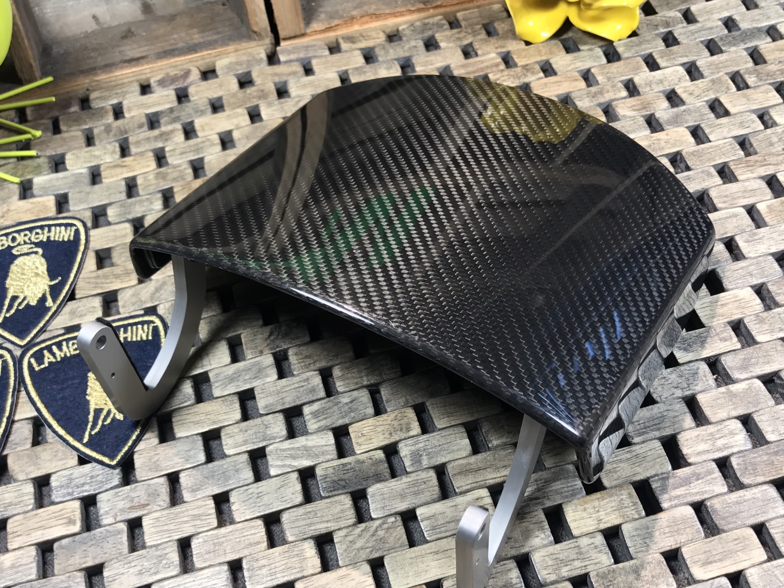 GENUINE LAMBORGHINI GALLARDO CARBON FIBER COVER CENTER CONSOLE LP LP560 LP 550