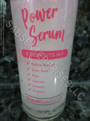 6 Global Beauty Care POWER SERUM 5 Benefits In 1 Facial Face Serum 1.7 oz. NEW - Picture 3 of 6