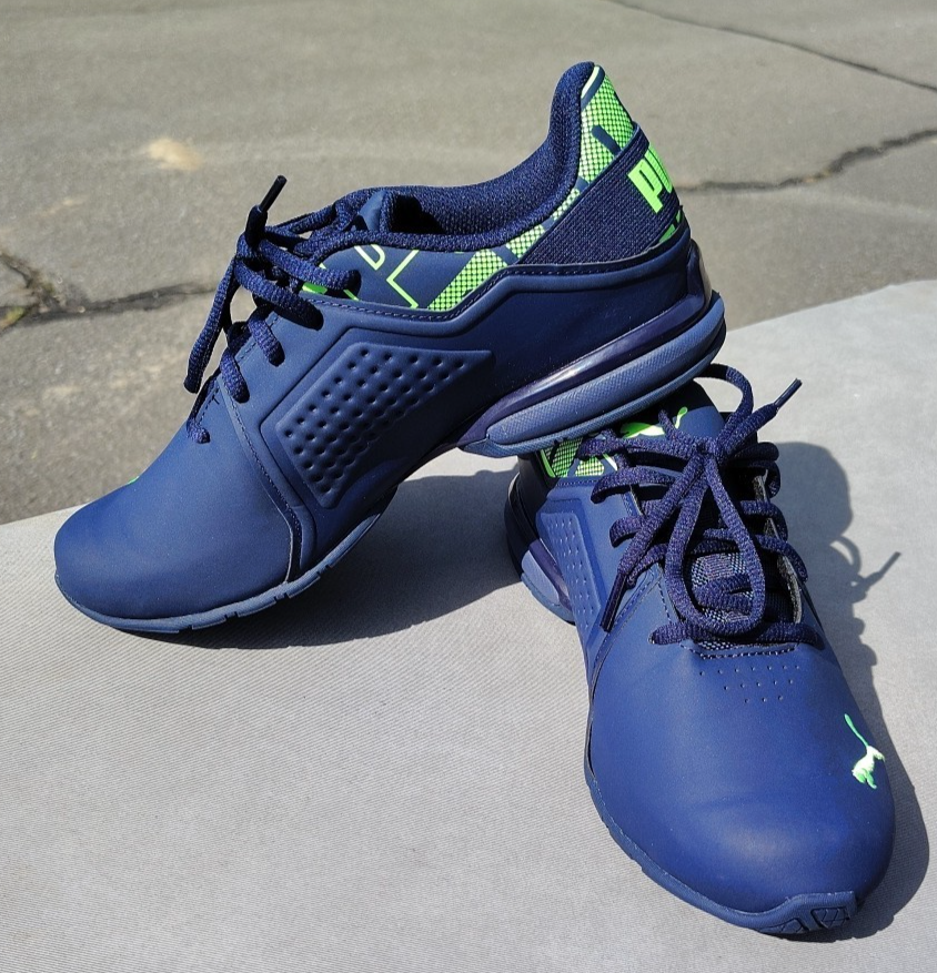PUMA Viz Runner Repeat Mens Running Sneakers in Blue Size US 7.5 377334-07
