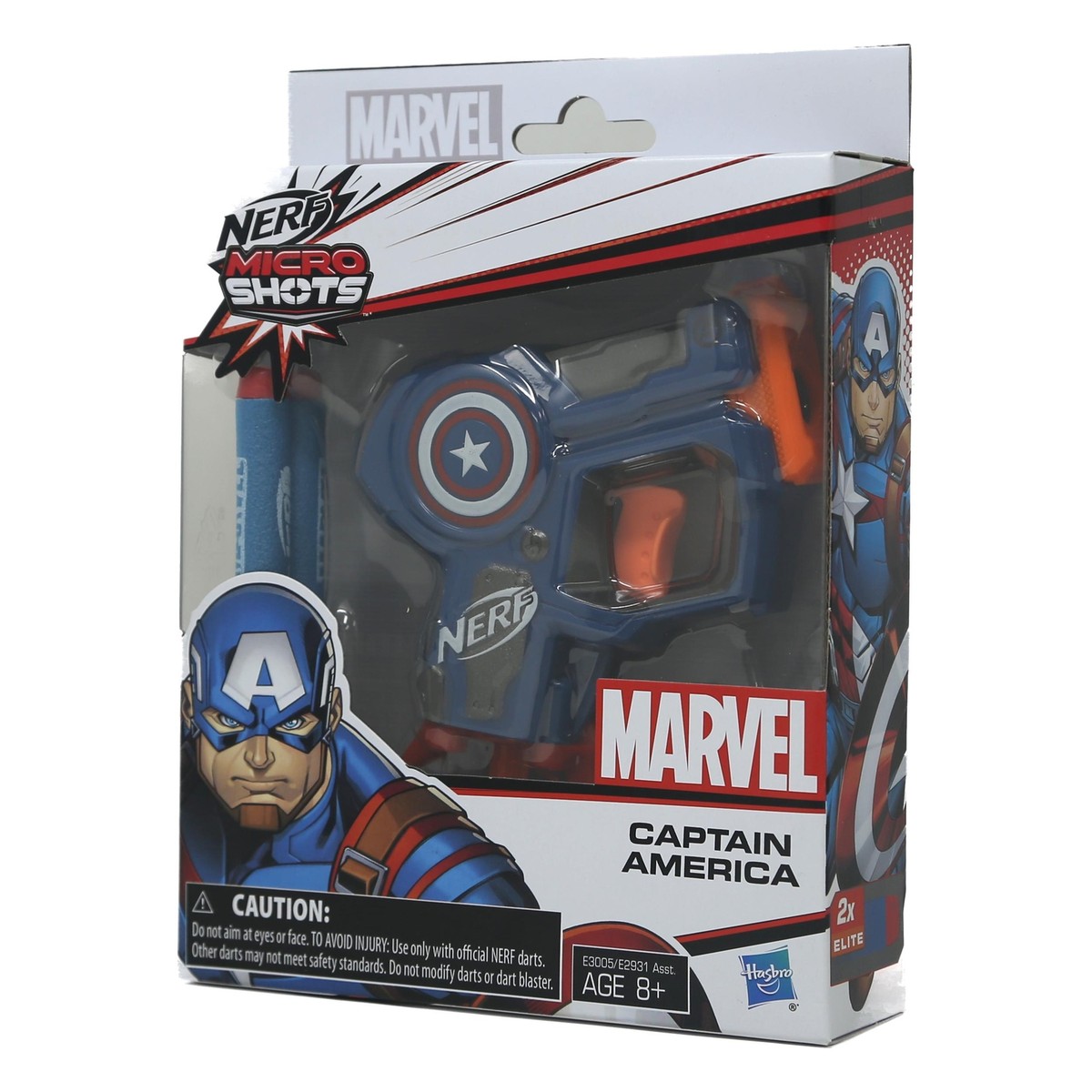 Hasbro Nerf Microshots Marvel Captain America, BRAND NEW!!!