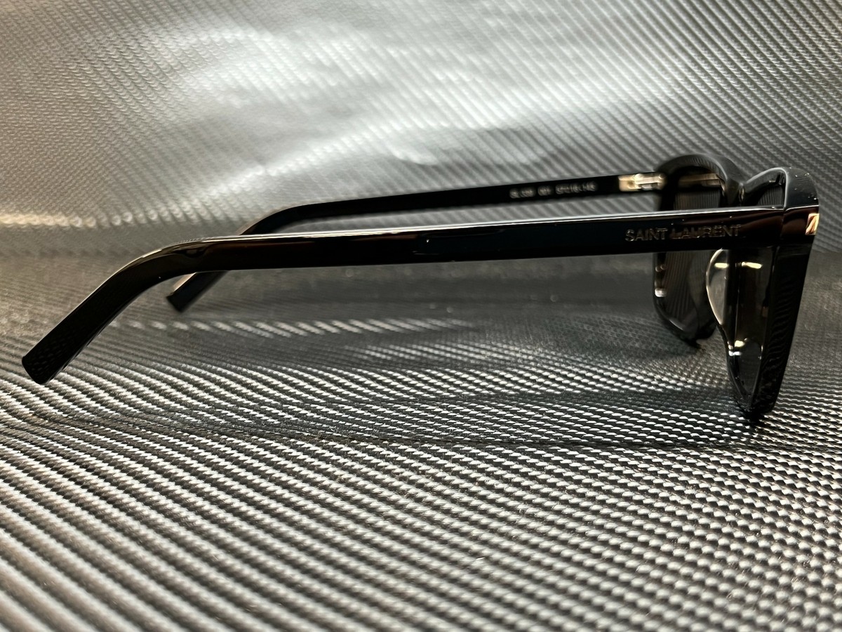 Saint Laurent SL339 57mm Square Men's Sunglasses - Black/black for