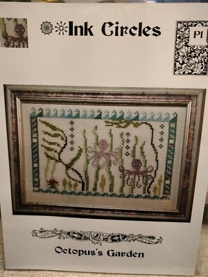 Ink Circles Octopus's Garden Cross Stitch Pattern