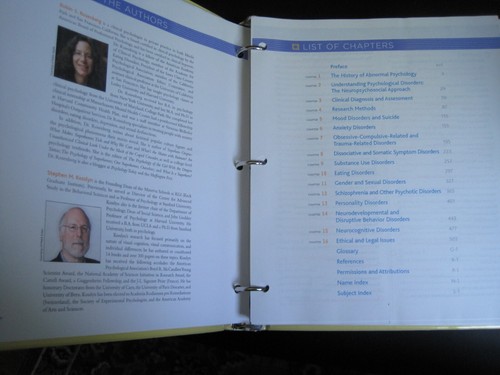 ABNORMAL PSYCHOLOGY - Second 2nd US Edition - Rosenberg Kosslyn - Picture 4 of 13