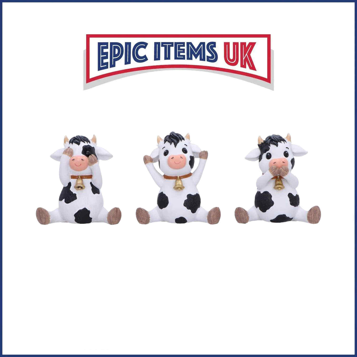 Nemesis Now Three Wise Cows Figurines by Nemesis Now 9cm - IN STOCK