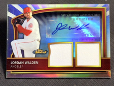 2011 Topps Finest REFRACTOR Dual Game used Jersey Auto Jordan Walden 028/499