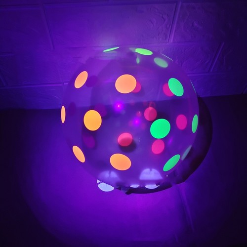 Neon Glow Balloons Glow in Blacklight Fluorescent Balloons Glow Party Decor - Picture 9 of 16