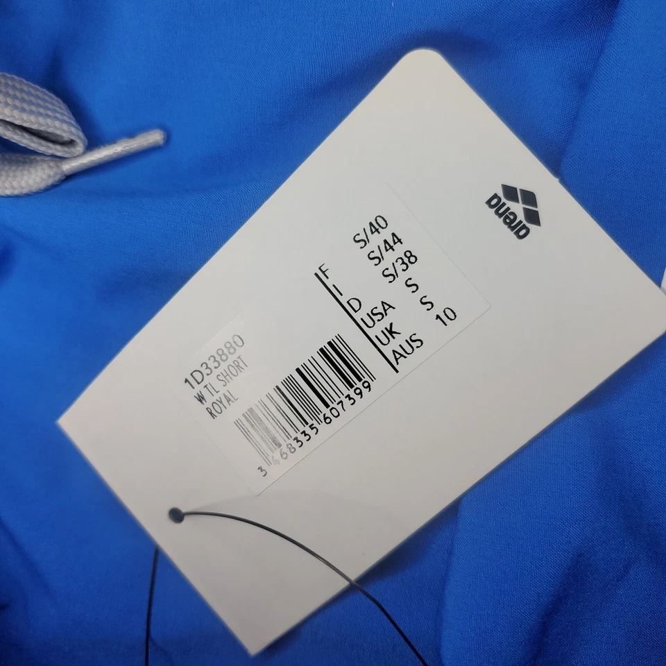 ARENA Brand Team Line SHORTS ACTIVEWEAR BOTTOMS BLUE Womens Small NWT - Image 4 of 4