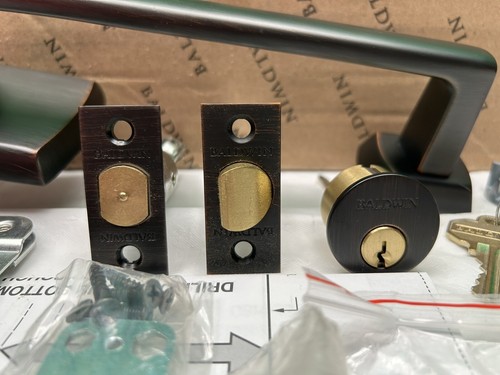 Baldwin 85387.112.LENT Porta manicotto Soho 5785 V leva bronzo veneziano cito singolo - Foto 12 di 23