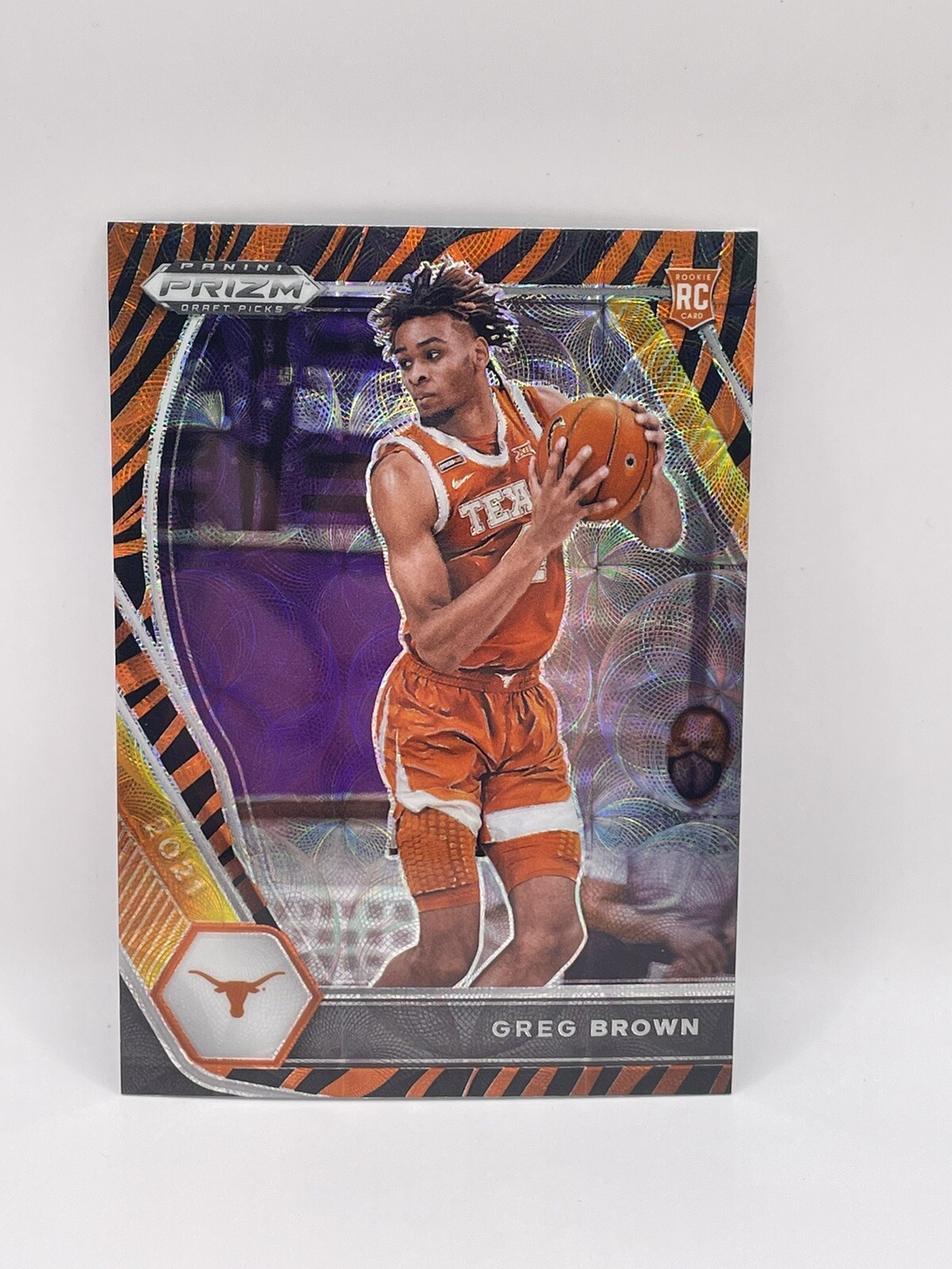 Prizm Brandon Clarke RC Tiger Stripe