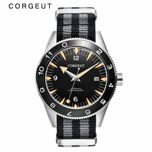 10ATM Corgeut Automatic Men's Watch 41mm NH35 Miyota8215 Sapphire Glass Date - Picture 9 of 23