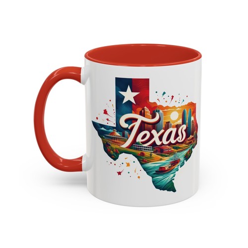 Texas Coffee Mug - TX Souvenir Gift for Texans, Lone Star Travel Souvenir, - Picture 3 of 17