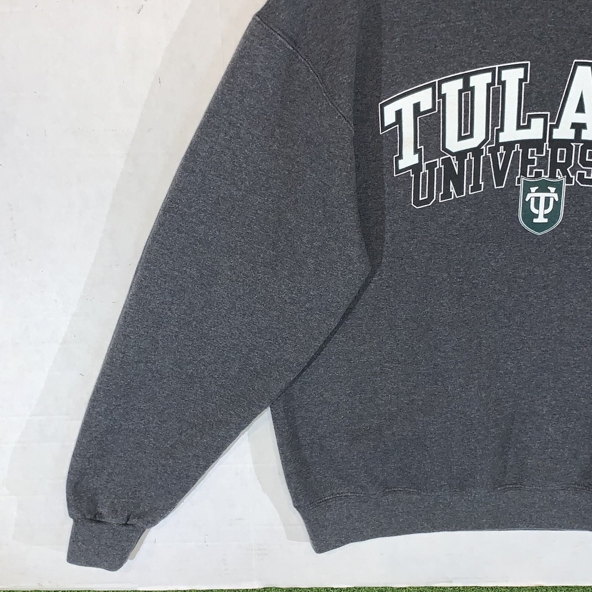 Champion TULANE グレー スウェット L カレッジスウェット Champion TULANE グレー スウェット L カレッジスウェット