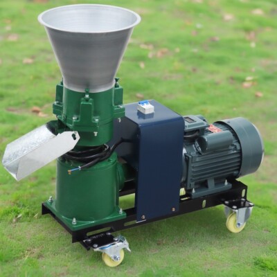Feed Pellet Mill Machine Body Without Plate Feed Granulator Body 3Roller 220V