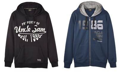 Uncle Sam Sweatjacke Hoodie M L XL Sportjacke Kapuzenjacke Jacke Sweater 