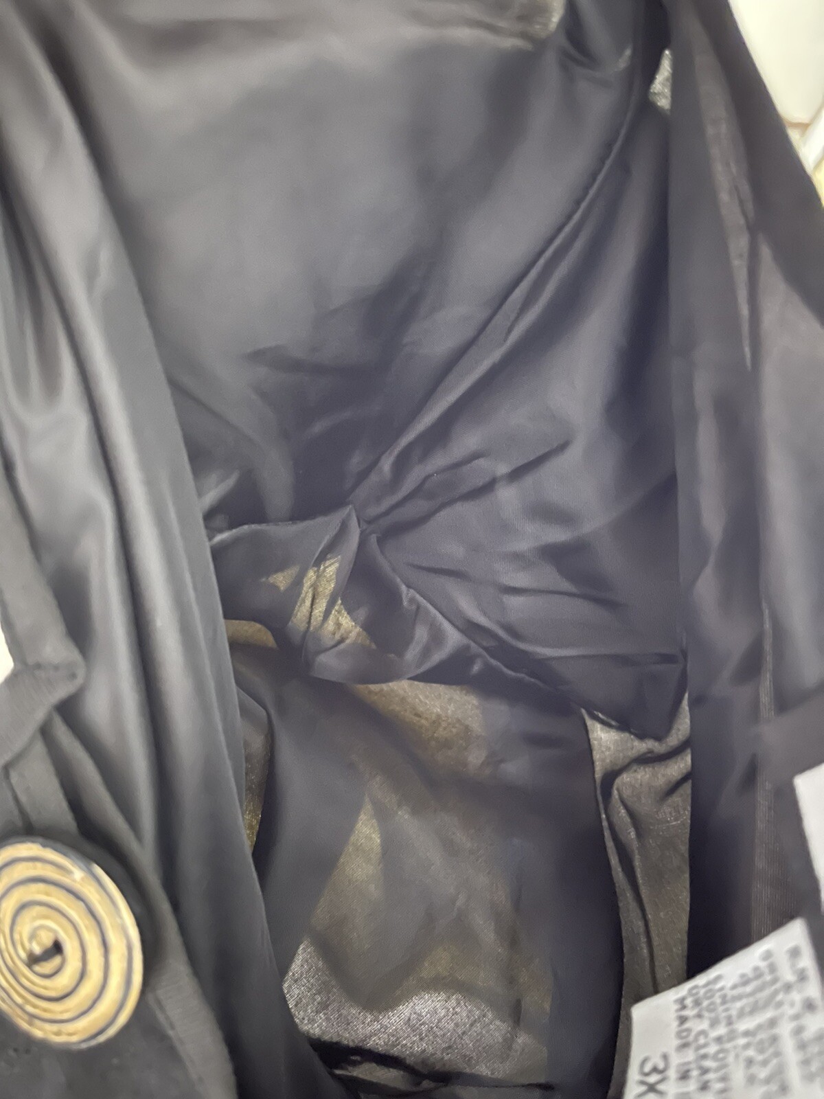 indigo moon patch pattern shoulder pads button up… - image 11