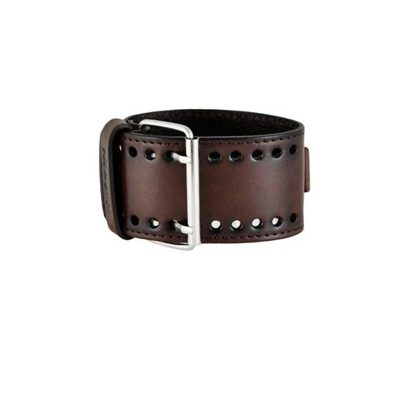 Correa de reloj Nemesis marrón ancho XL cuero brazalete 24 mm LBB-D Foto 2 de 3