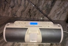 iLive IBCD3816DT Portable AM/FM iPod Boombox Fixer Upper CD Needs Work-VERY RARE