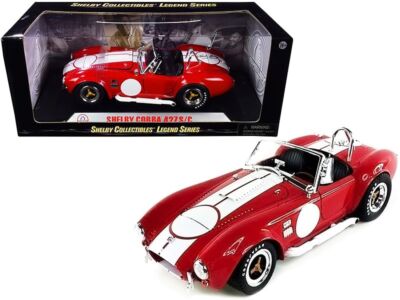 1965 Shelby Cobra 427 S/C Red with White Stripes with