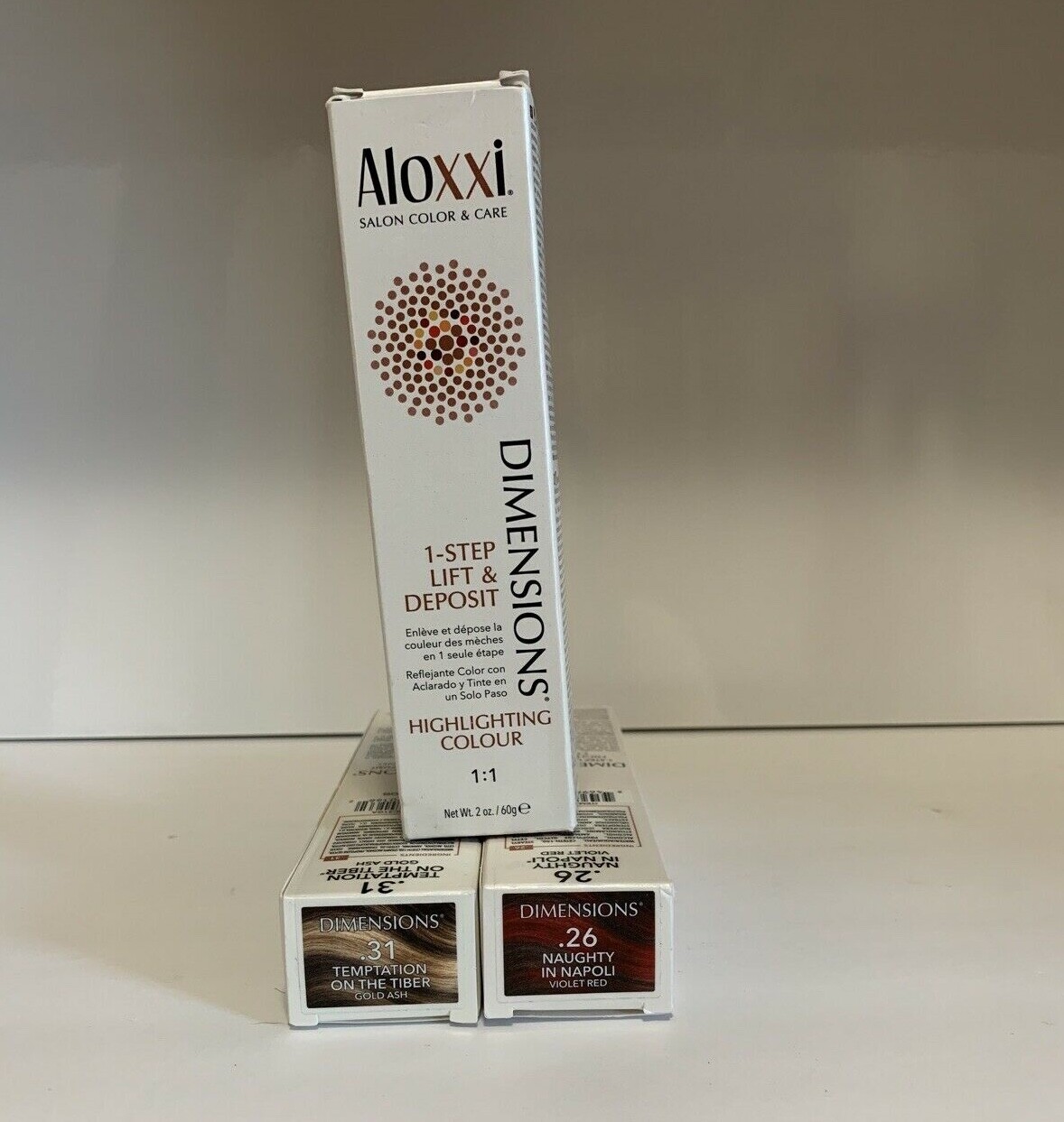ALOXXI DIMENSIONS 1 Step Lift & Deposit Highlighting Hair Color 2 oz ...