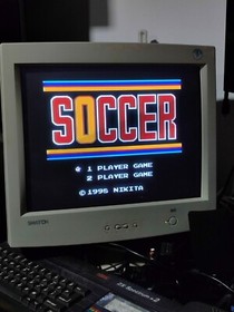 NES FAM MARIO BROS ROAD FIGHT DUCK HUNT CLAY SHOOT SOCCER PINBALL CIRCUS CHARLIE