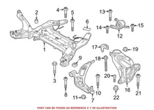 Genuine OEM Front Driver Left Suspension Control Arm For BMW 31126879843
