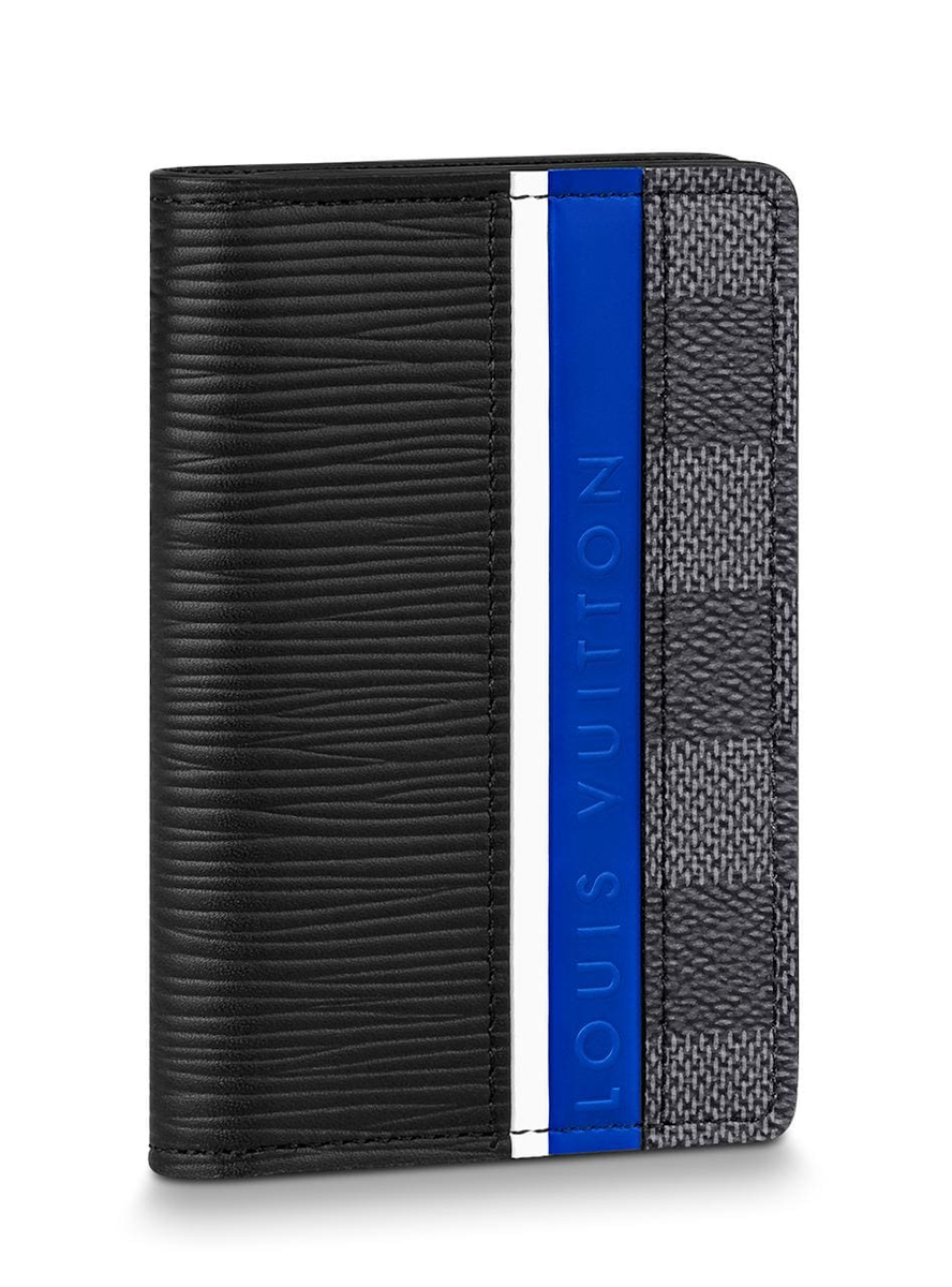 Louis Vuitton Damier Graphite Epi Leather Black Stripe Pocket
