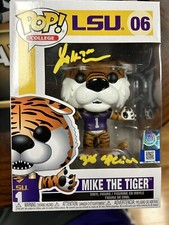 Luke Holman LSU Tigers Funko Pop Signed JSA Autogtaphed “ 38 Special “ Mike