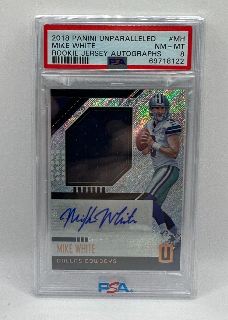Mike White Panini Unparalleled Rookie Jersey Autographs #MH Impact