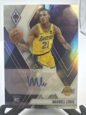 2023/24 Panini Phoenix MAXWELL LEWIS AUTOGRAPH/AUTO ROOKIE LAKERS 57/99