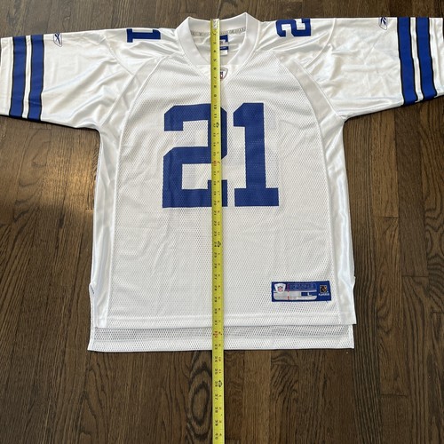 Dallas Cowboys Jersey Mens Large Jones Reebok White - Picture 7 of 8