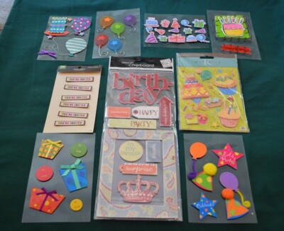 #3 ~ Birthday Embellishment, Stickers,  Me & My BIG Ideas, Making Memories  Plus